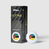 Vlag van Mozambique Golfballen (Verpakking)