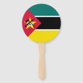Vlag van Mozambique Handwaaier (Achterkant)
