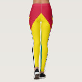 Vlag van Mozambique Leggings (Achterkant)
