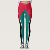 Vlag van Mozambique Leggings (Voorkant)