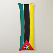 Vlag van Mozambique Lichaamskussen (Achterkant (Verticaal))