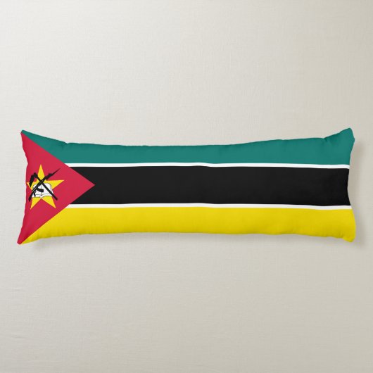 Vlag van Mozambique Lichaamskussen (Voorkant)