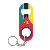 Vlag van Mozambique Mini Flessenopener (Voorkant)