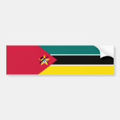 Vlag van Mozambique (nationale vlag) (Afrika) Bumpersticker (Voorkant)