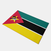 Vlag van Mozambique (nationale vlag) (Afrika) Deurmat (Schuin)