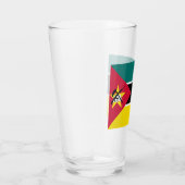 Vlag van Mozambique (nationale vlag) (Afrika) Glas (Rechts)