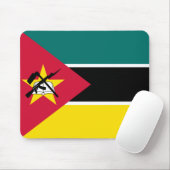 Vlag van Mozambique (Nationale vlag) (Afrika) Muismat (Met muis)