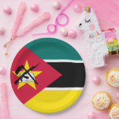 Vlag van Mozambique (nationale vlag) (Afrika) Papieren Bordje (Feest)