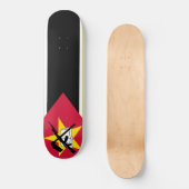 Vlag van Mozambique (Nationale vlag) (Afrika) Persoonlijk Skateboard (Voorkant)