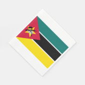 Vlag van Mozambique (nationale vlag) (Afrika) Servet (Hoek)