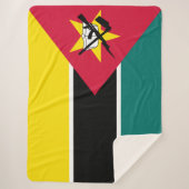 Vlag van Mozambique (nationale vlag) (Afrika) Sherpa Deken (Voorkant)