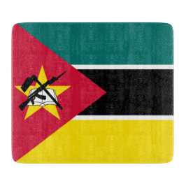 Vlag van Mozambique (nationale vlag) (Afrika) Snijplank