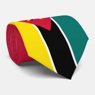 Vlag van Mozambique (nationale vlag) (Afrika) Stropdas
