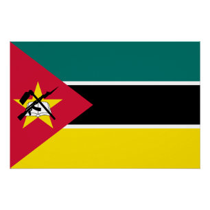Vlag van Mozambique Perfect Poster
