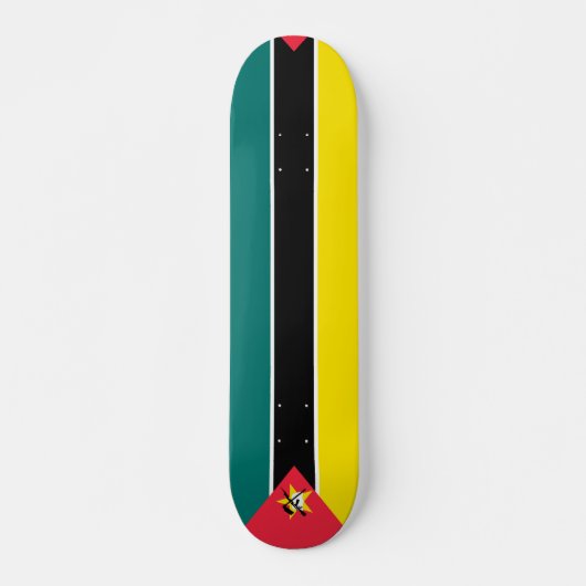 Vlag van Mozambique Persoonlijk Skateboard (Voorkant)