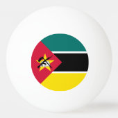 Vlag van Mozambique Pingpongbal (Achterkant)