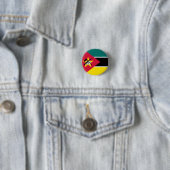 Vlag van Mozambique Ronde Button 3,2 Cm (In situ)
