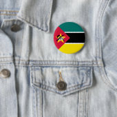 Vlag van Mozambique Ronde Button 5,7 Cm (In situ)