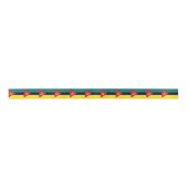 Vlag van Mozambique Satijnen Lint (Voorkant)