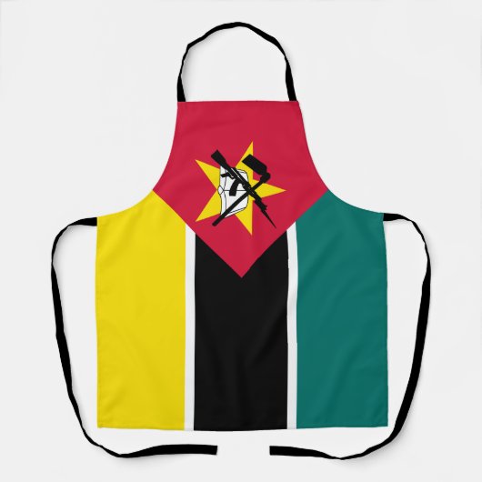 Vlag van Mozambique Schort (Voorkant)