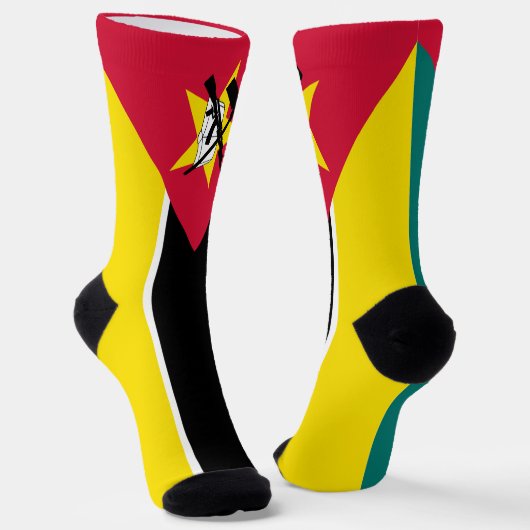 Vlag van Mozambique Sokken (Gebogen)