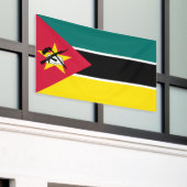 Vlag van Mozambique Spandoek (Buitenkant Gebouw)