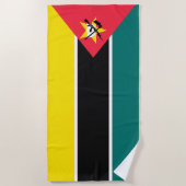 Vlag van Mozambique Strandlaken (Voorkant)