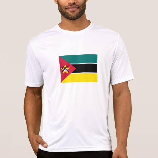 Vlag van Mozambique T-shirt (Voorkant)