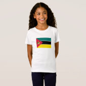 Vlag van Mozambique T-shirt (Voorkant volledig)