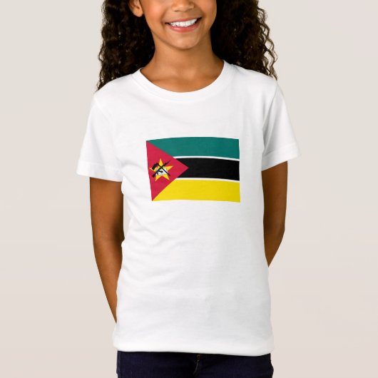 Vlag van Mozambique T-shirt (Voorkant)