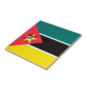 Vlag van Mozambique Tegeltje (Zijkant)