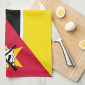 Vlag van Mozambique Theedoek (Quarter Fold)