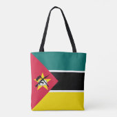 Vlag van Mozambique Tote Bag (Achterkant)