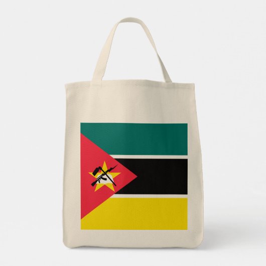Vlag van Mozambique Tote Bag (Achterkant)