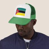 Vlag van Mozambique Trucker Pet (In situ)