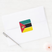 Vlag van Mozambique Vierkante Sticker (Envelop)