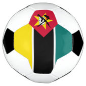 Vlag van Mozambique Voetbal (Gedraaid)
