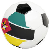 Vlag van Mozambique Voetbal (Drie kwart)