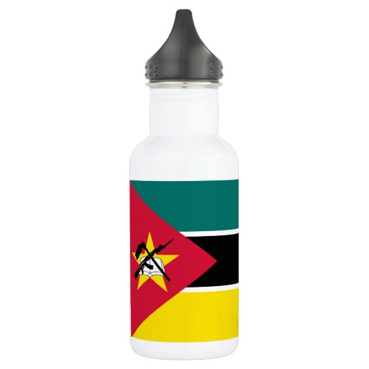 Vlag van Mozambique Waterfles (Links)