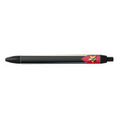 Vlag van Mozambique Zwarte Inkt Pen (Voorkant)