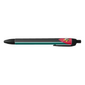 Vlag van Mozambique Zwarte Inkt Pen (Bodem)