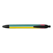 Vlag van Mozambique Zwarte Inkt Pen (Achterkant)