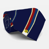 vlag van mphis strepen stropdas (Opgerold)