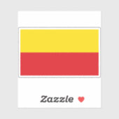 Vlag van Mülheim an der Ruhr Sticker (Vel)