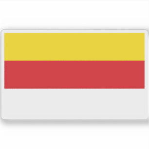 Vlag van Münster, Duitsland Sticker