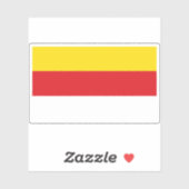 Vlag van Münster, Duitsland Sticker (Vel)