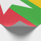 Vlag van Myanmar (Birma) Cadeaupapier (Hoek)