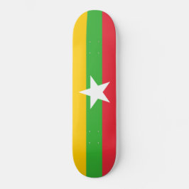 Vlag van Myanmar (Birma) Persoonlijk Skateboard
