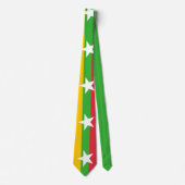 Vlag van Myanmar (Birma) Stropdas (Voorkant)