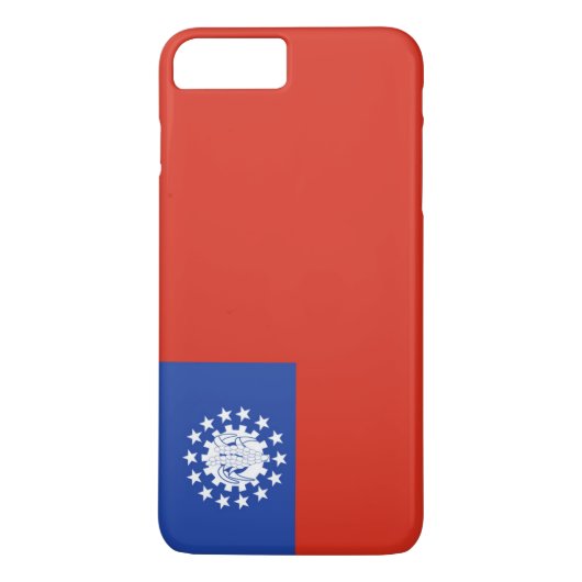 vlag van Myanmar Case-Mate iPhone Case (Achterkant)